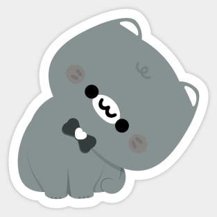 American Shorthair Head Tilt Sticker